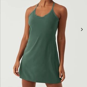 Outdoor Voices OV exercise dress XS evergreen